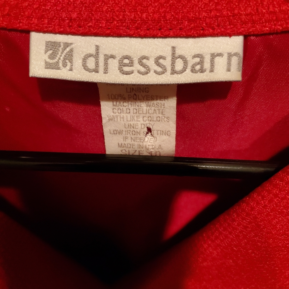Dressbarn red jacket - Picture 4 of 5